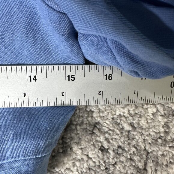 Reiss Dress Womens 6 Blue Jennah Cutout Puff Sleeve Midi Tie Back Linen - Picture 2 of 8